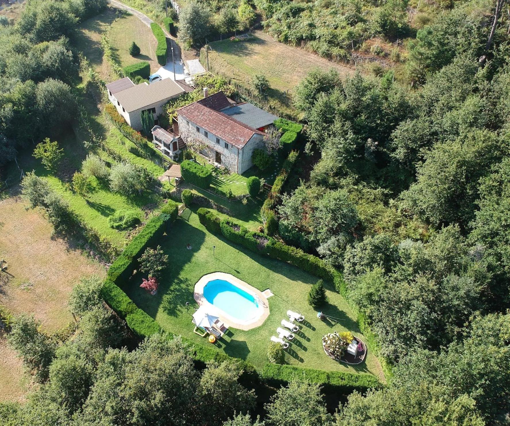 Casa Rural O Carballo Da Pedra La Caniza エクステリア 写真